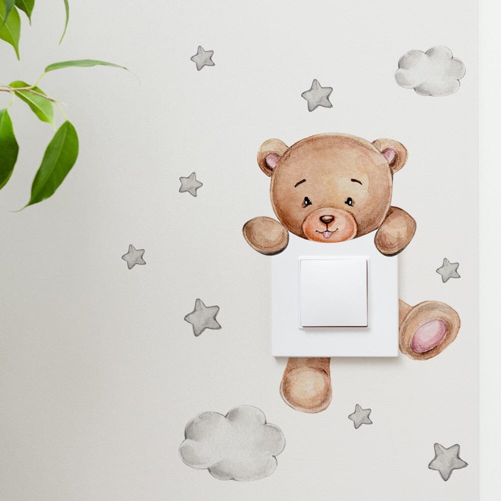 Stickybear™ - Sticker ourson décoratif | Chambre d'enfants